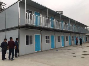 簡易集裝箱房案例-建工集團(tuán)亦莊項(xiàng)目實(shí)拍圖