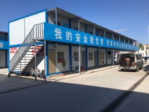 中建三局小瓦窯項(xiàng)目案例住人集裝箱工人宿舍
